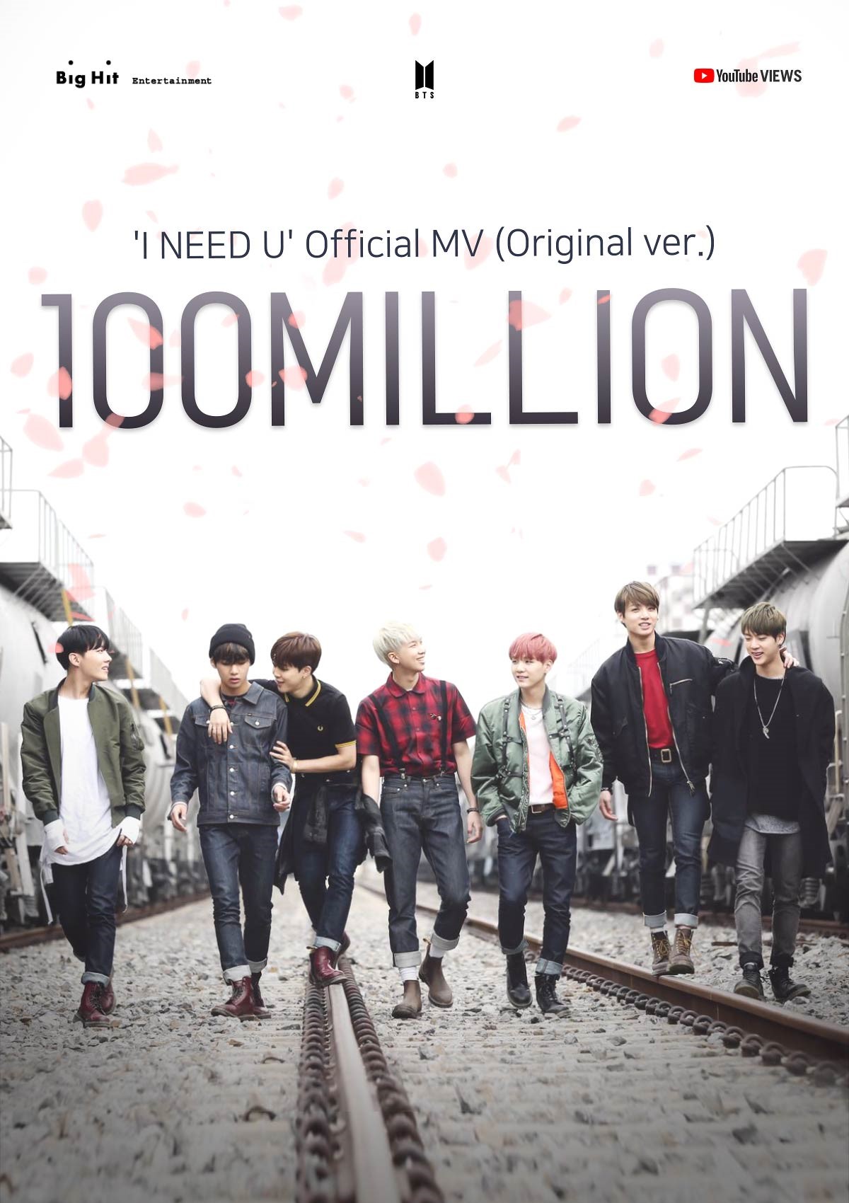 BTS 「I NEED U」(Original ver.)MV、1億ビュー突破···通算30本目 – DE ...